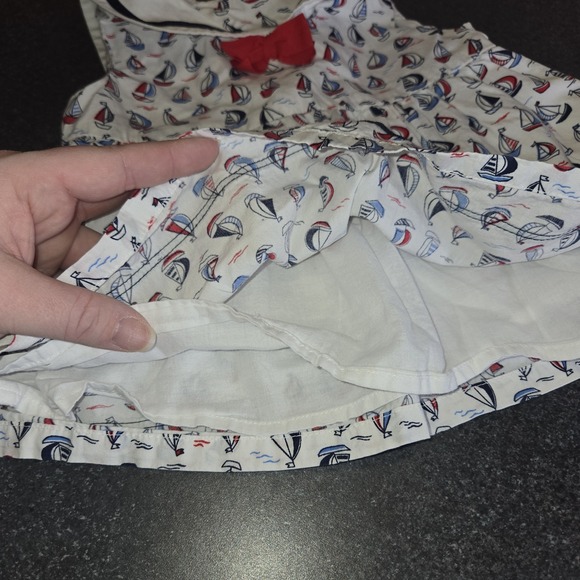 Gymboree Nautical Shore To Love Sailboat Tunic Top Dress Size 12-18M - Picture 4 of 6